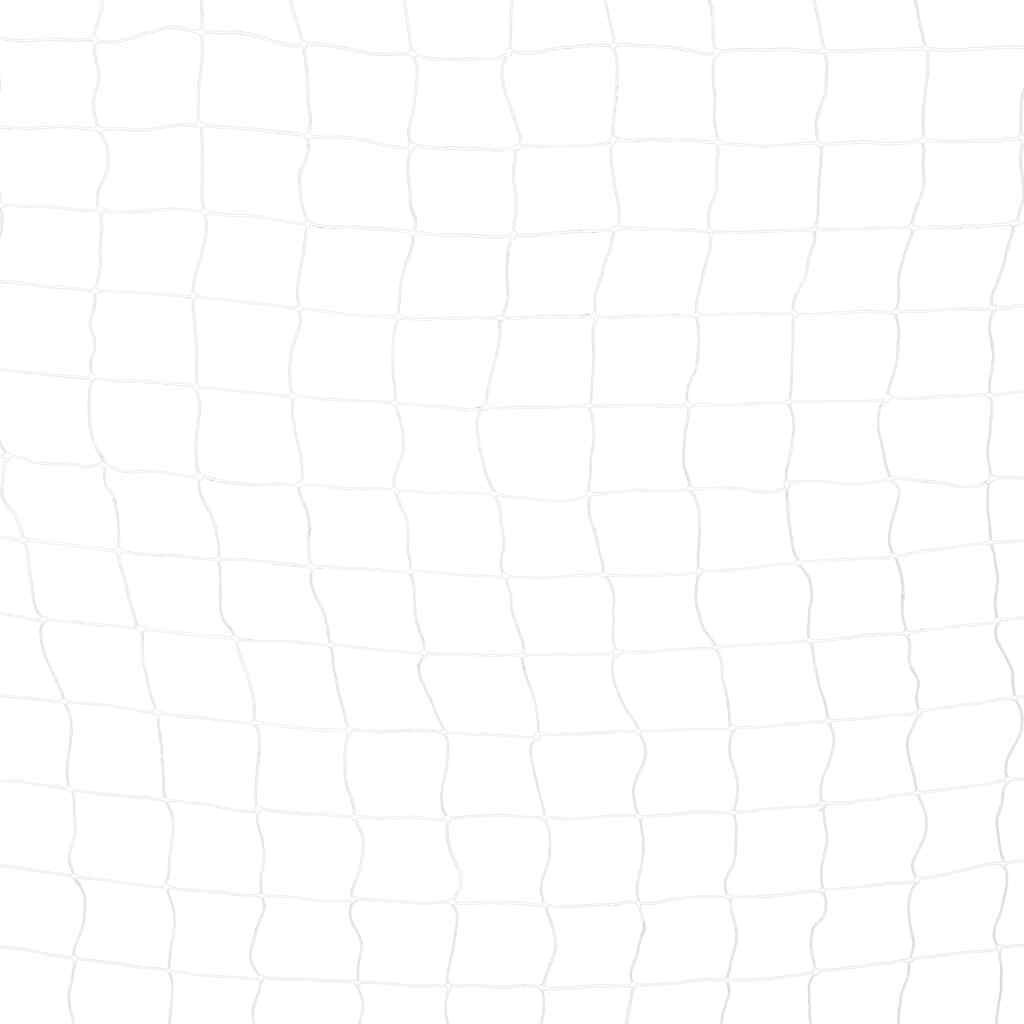 vidaXL Voetbaldoel 300x200x90 cm metaal zwart en wit