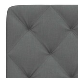 vidaXL Hoofdbordkussen 100 cm stof donkergrijs