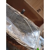 vidaXL Balkonbakken 2 st 60 cm wicker met PE-voering