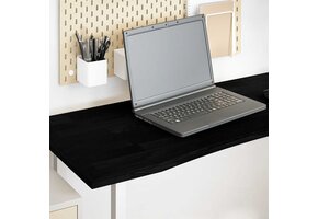 vidaXL Bureaublad rechthoekig 140x60x2,5 cm eikenhout donkerbruin