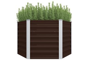 vidaXL Verhoogde Plantenbak 129x129x77cm - 63% Korting!