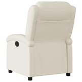 VidaXL Fauteuil Kunstleer Crème - Verstelbaar & Comfortabel | 44% Korting!