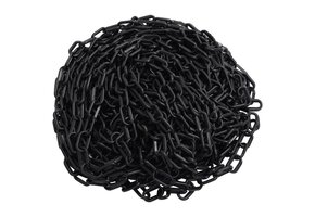 vidaXL Veiligheidsketting Zwart - 30m - 47% Korting!