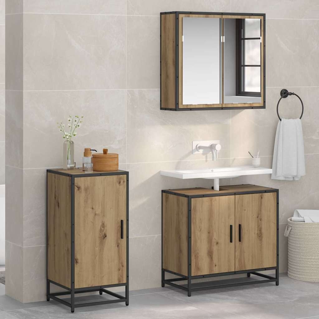 vidaXL Dressoir Artisanaal Eiken (47% Korting) - Nu van €XX voor €XX