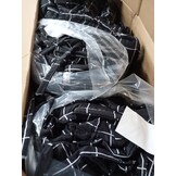 VidaXL Stoelkussens Zwart Ruitpatroon (6 st) - 60% Korting!