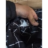 VidaXL Stoelkussens Zwart Ruitpatroon (6 st) - 60% Korting!