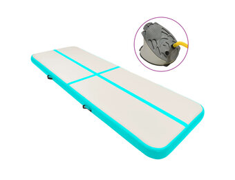 Opblaasbare Gymnastiekmat 300x100x20cm (Groen) - 52% Korting!