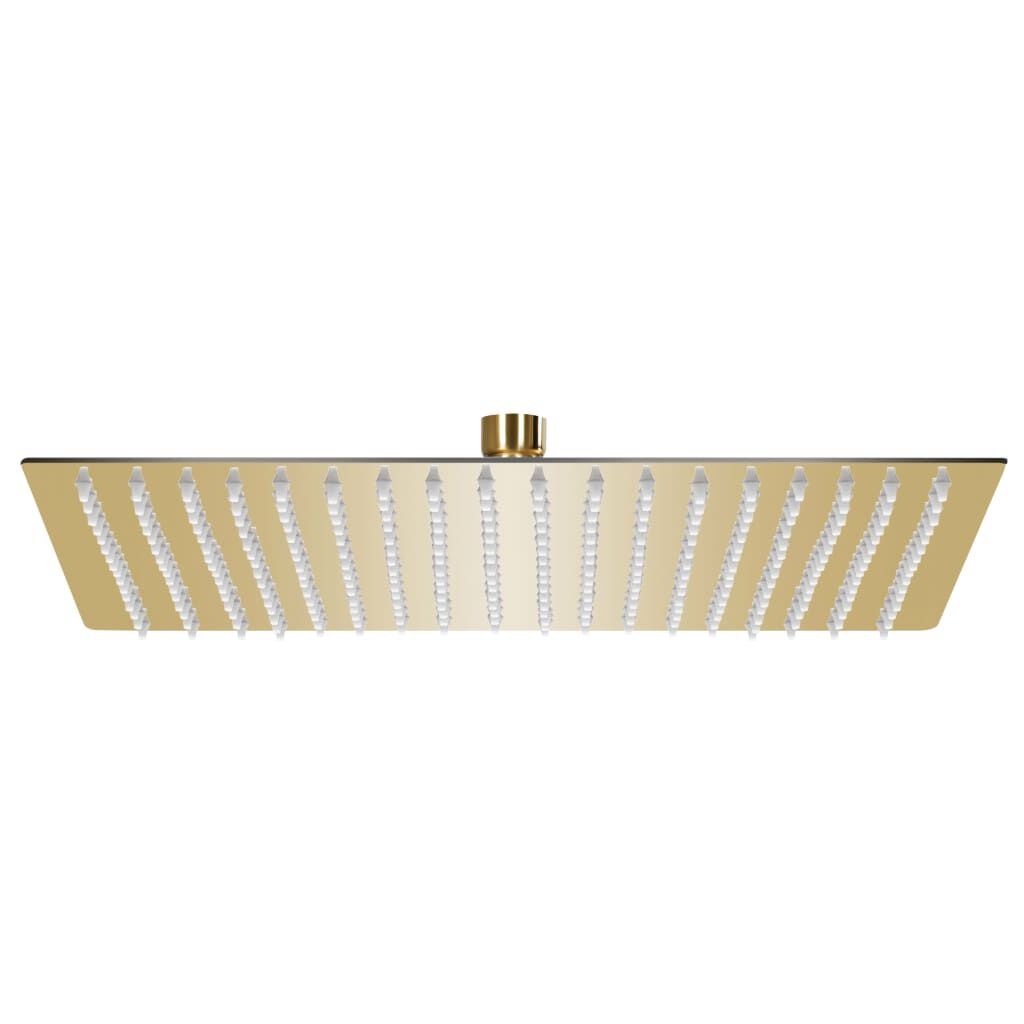 vidaXL Regendouchekop Vierkant Goud 50x50 cm - 35% Korting!