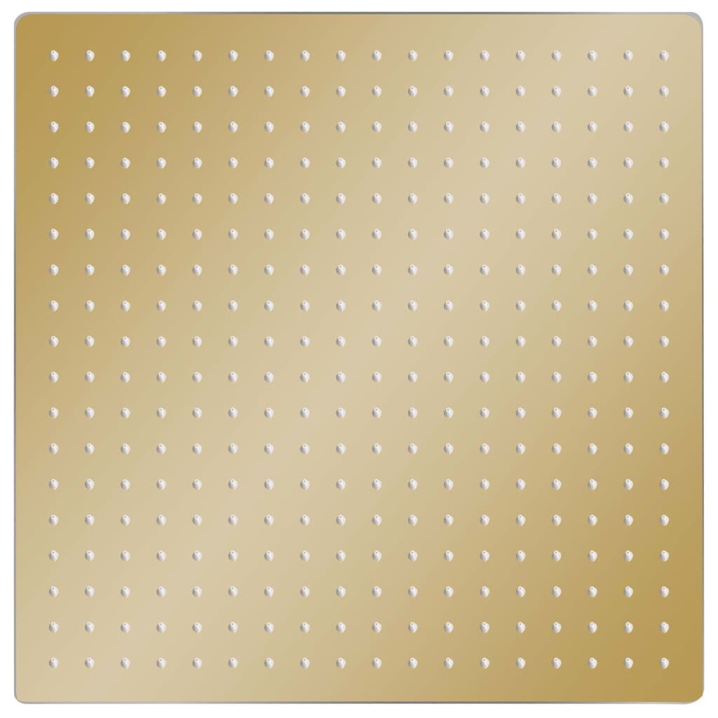 vidaXL Regendouchekop Vierkant Goud 50x50 cm - 35% Korting!