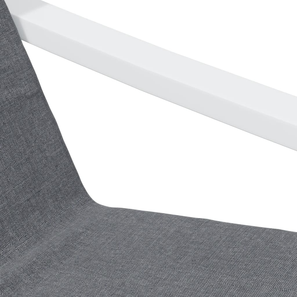 vidaXL Relaxstoel Stof Donkergrijs - 55% Korting!