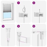 vidaXL Plisséjaloezie Wit 70x200cm | 35% Korting