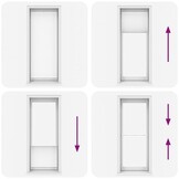 vidaXL Plisséjaloezie Wit 70x200cm | 35% Korting