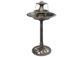 vidaXL Vogelbad met fontein (50x91 cm) - 30% Korting!