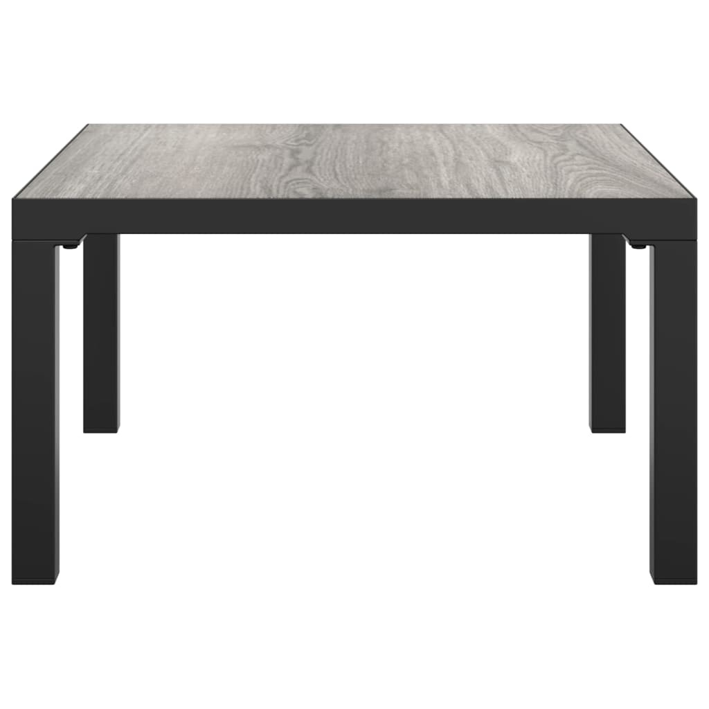 vidaXL Tuin Salontafel DPC/Staal Grijs - 35% Korting!