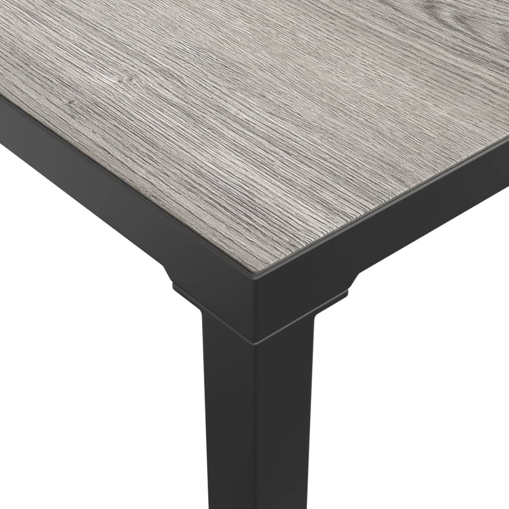 vidaXL Tuin Salontafel DPC/Staal Grijs - 35% Korting!