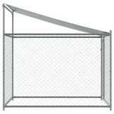 vidaXL Hondenhok met Dak & Deur - Gegalvaniseerd Staal (2x2x2m) - 35% Korting!