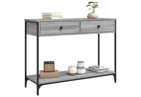 vidaXL Wandtafel Grijs Sonoma Eiken 100x34,5x75 cm - 30% Korting