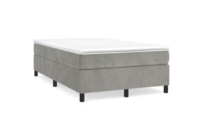 vidaXL Bedframe Lichtgrijs Fluweel 120x200 cm - 35% Korting!