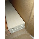 vidaXL Bedframe Grenenhout Wasbruin 140x200 cm | 55% Korting