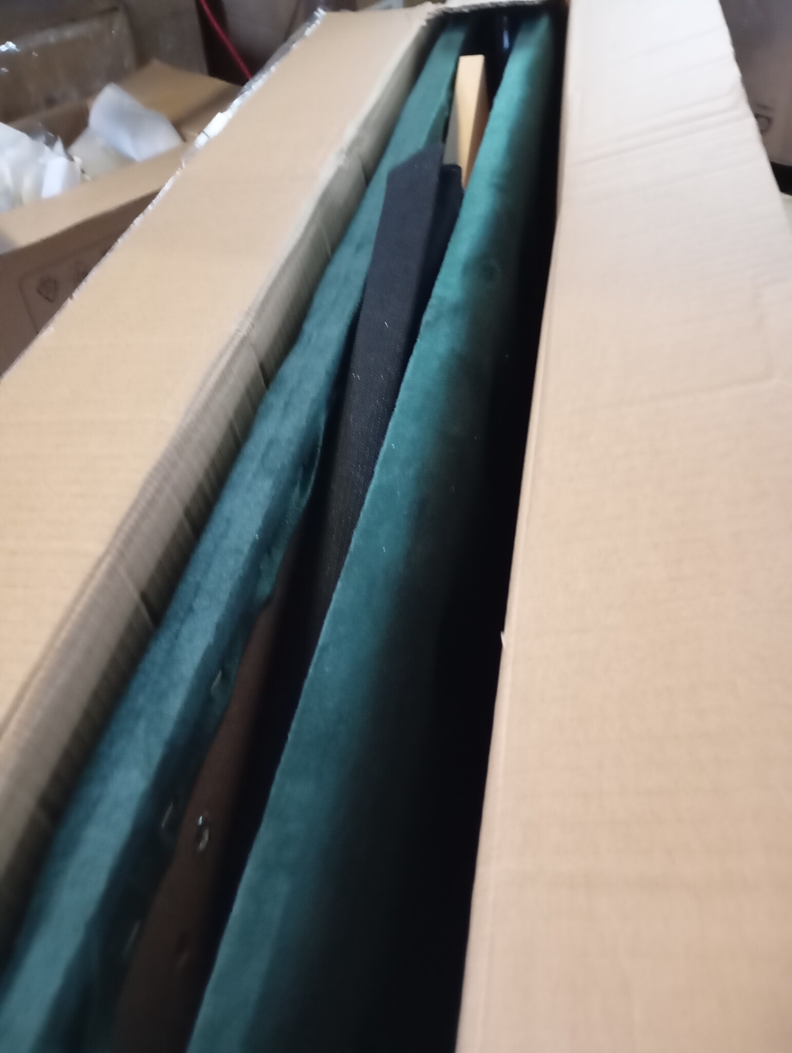 vidaXL Hoofdborden (2 st) 90x5x78/88 cm Fluweel Donkergroen - 70% Korting!