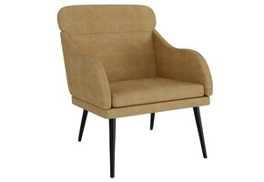 vidaXL Fauteuil - 35% Korting! Fluweel Bruin (63x76x80 cm)