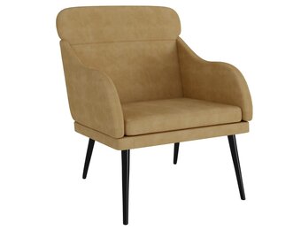 vidaXL Fauteuil - 35% Korting! Fluweel Bruin (63x76x80 cm)