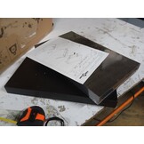 vidaXL Zwevende Wandschappen 2 st. 40x23x3,8 cm Zwart (60% Korting)