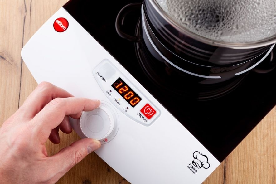 Inductie Kookplaat 1-pits Wit (35% korting!) - 2000W