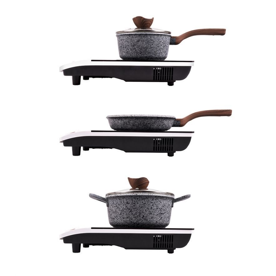 Inductie Kookplaat 1-pits Wit (35% korting!) - 2000W