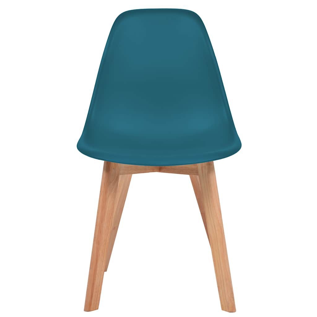 VidaXL Eetkamerstoelen 4 st. Kunststof Turquoise - 35% Korting