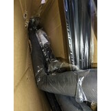 2x Grijze Tuinstoelen - Gepoedercoat Staal - 90.5x72x55 cm