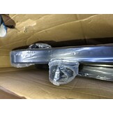 2x Grijze Tuinstoelen - Gepoedercoat Staal - 90.5x72x55 cm