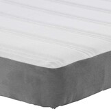 vidaXL Bedmatras Lichtgrijs 100x200cm - 35% Korting