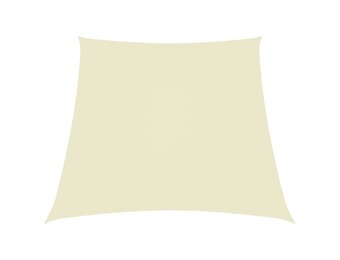 vidaXL Zonnescherm trapezium 4/5x4 m Oxford crèmekleurig - 64% Korting!