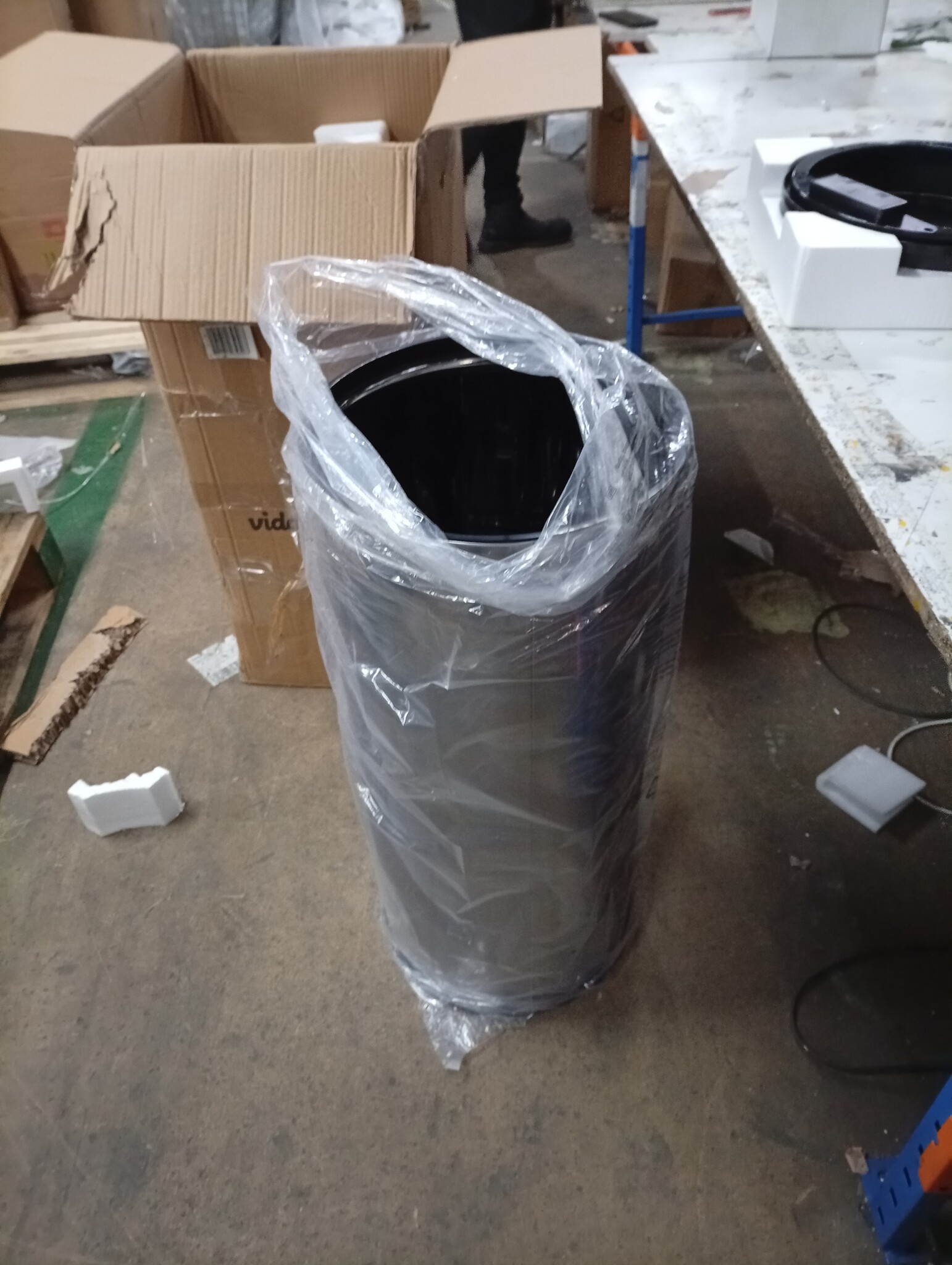 vidaXL Prullenbak Sensor 80L RVS - 60% Korting!