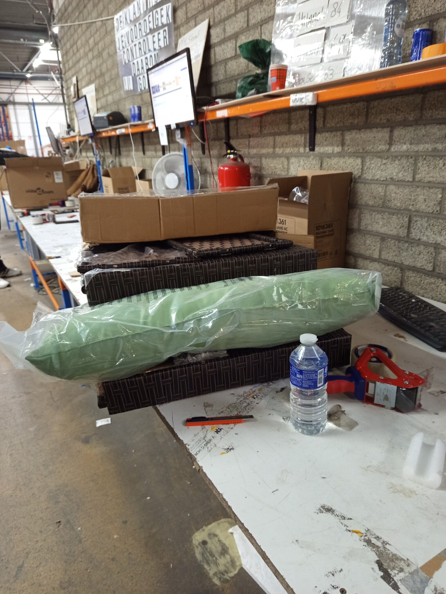 vidaXL 3-delige Loungeset Poly Rattan Bruin - 90% Korting!