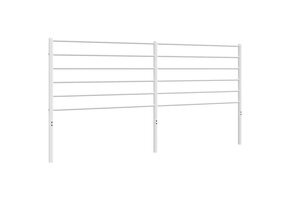 vidaXL Hoofdbord Metaal Wit 180cm - 55% Korting!