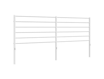 vidaXL Hoofdbord Metaal Wit 180cm - 55% Korting!