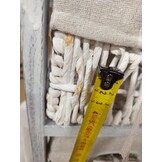 VidaXL Opbergkast Hout Wit met 3 Manden - 55% Korting!