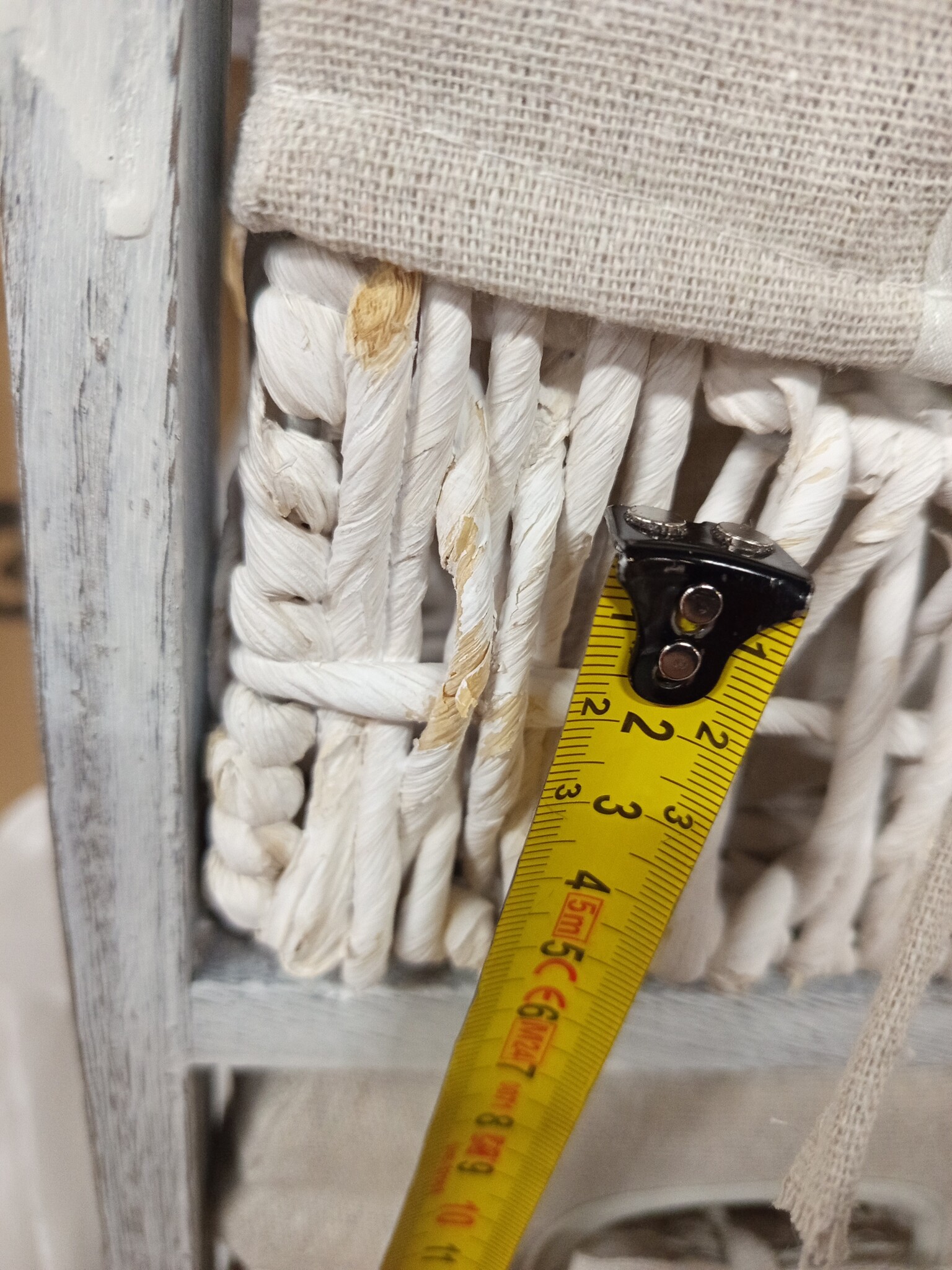 VidaXL Opbergkast Hout Wit met 3 Manden - 55% Korting!