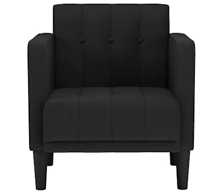 vidaXL Fauteuil met armleuningen Zwart | 35% Korting | Retourproduct