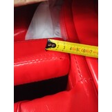 vidaXL Kuipstoel met voetenbankje, Kunstleer Rood - 55% Korting