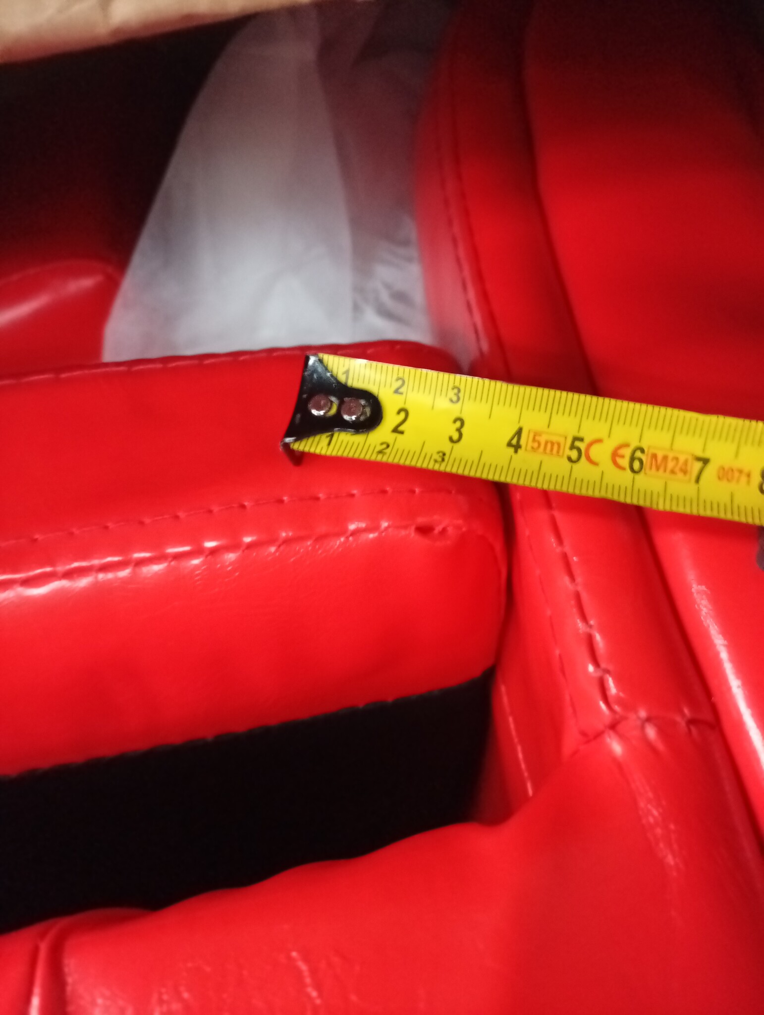 vidaXL Kuipstoel met voetenbankje, Kunstleer Rood - 55% Korting