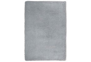 Hoogpolig Vloerkleed NAVARRA 200x290 cm Polyester Zilvergrijs - 35% Korting