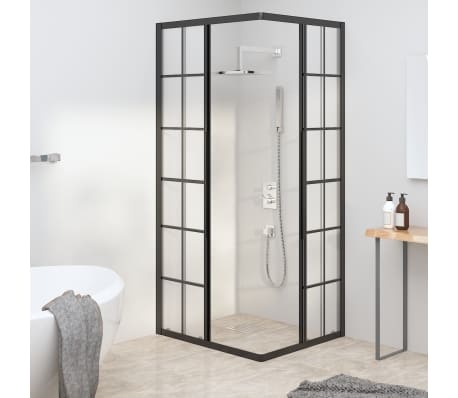 vidaXL Douchecabine 90x70x180 cm Zwart - 30% Korting!