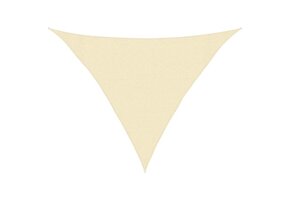 vidaXL Zonnezeil Crème 3x3x4,2m HDPE - 35% Korting