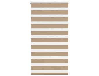 vidaXL Zebra Gordijn 90x150cm - Zandbruin - 53% Korting