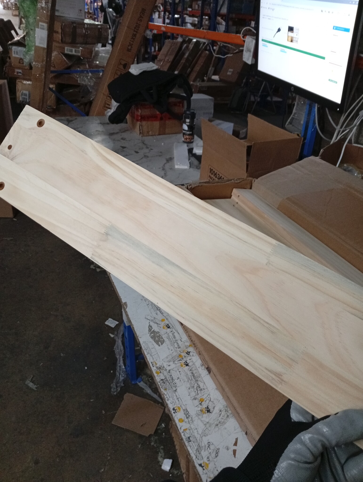 vidaXL Bedframe LED Massief Hout 160x200 cm - 55% Korting!