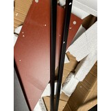 Zwart computerbureau 100x60 met plank - 55% korting!