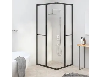 vidaXL Douchecabine 80x70x180 cm Zwart - 30% Korting!